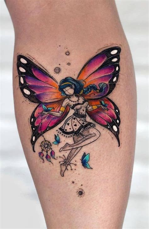 fairy tattoo template|wizard fairy tattoo photo.